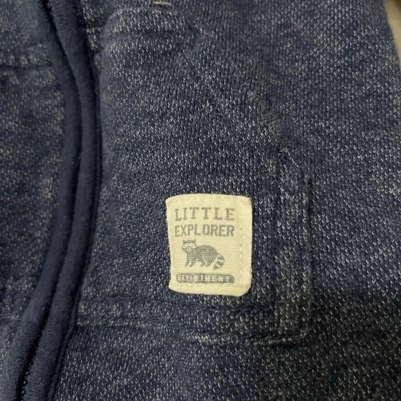 Carter’s Fleece lined Raccoon-bottom Onesie - Picture 2 of 6